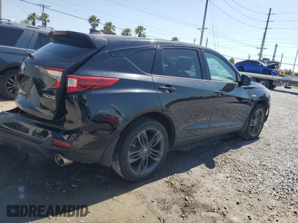 2020 Acura RDX w/A-Spec Pkg with VIN 5J8TC1H68LL016552, listed as a Copart auction lot 57531975 with 106,826 mi miles and Non repairable. Bid and sale history available at DreamBid. Image 3.