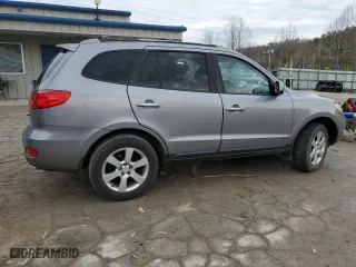 2008 Hyundai Santa Fe SE with VIN 5NMSH13E58H220339, listed as a Copart auction lot 50707875 with 215,189 mi miles and Salvage Title. Bid and sale history available at carsss.com. Image 3.