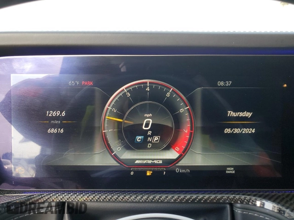 2020 Mercedes-Benz G 63 AMG with VIN W1NYC7HJ4LX358660, listed as a Copart auction lot 56887474 with 68,616 mi miles and . Bid and sale history available at DreamBid. Image 9.