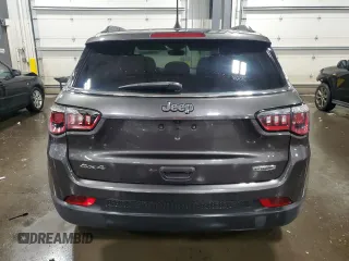 2017 Jeep Compass Latitude with VIN 3C4NJDBBXHT692968, listed as a Copart auction lot 57858445 with 145,838 mi miles and Salvage title. Bid and sale history available at DreamBid. Image 6.