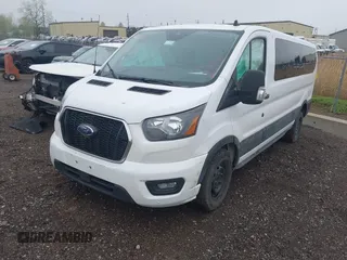 2023 Ford Transit Passenger XL with VIN 1FBAX2YG1PKA92302, listed as a IAAI auction lot 42187709 with 76,445 mi miles. Bid and sale history available at carsss.com. Image 17.