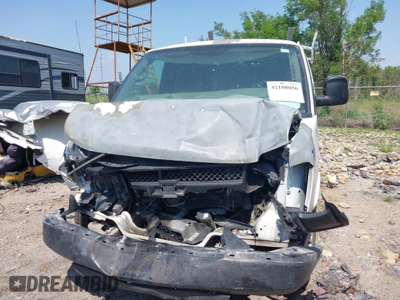 2011 Chevrolet Express Cargo with VIN 1GCWGGCA2B1129681, listed as a IAAI auction lot 42108056 with Not provided miles and . Bid and sale history available at DreamBid. Image 12.