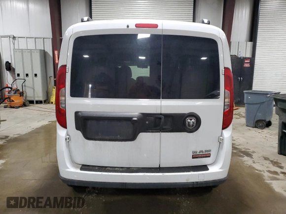 2016 Ram ProMaster City Cargo Tradesman SLT with VIN ZFBERFBT8G6B77060, listed as a Copart auction lot 47916345 with 94,480 mi miles and Salvage Title. Bid and sale history available at DreamBid. Image 6.