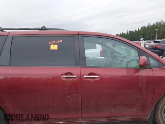 2011 Toyota Sienna XLE AAS with VIN 5TDYK3DC0BS093590, listed as a IAAI auction lot 42714201 with 155,699 mi miles and . Bid and sale history available at DreamBid. Image 13.