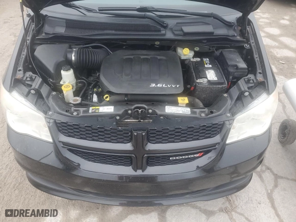 2013 Dodge Grand Caravan R/T with VIN 2C4RDGEG6DR807547, listed as a Copart auction lot 85791694 with 91,542 mi miles and Salvage Title. Bid and sale history available at carsss.com. Image 12.