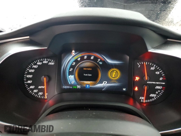 2019 Chevrolet Corvette Grand Sport 1LT with VIN 1G1YW2D76K5120176, listed as a Copart auction lot 42632144 with 54,099 mi miles and Clean title. Bid and sale history available at DreamBid. Image 9.