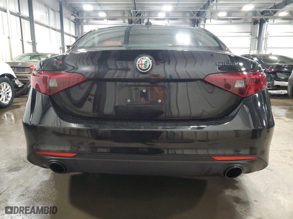 2019 Alfa Romeo Giulia with VIN ZARFANAN2K7622128, listed as a Copart auction lot 44341375 with 45,111 mi miles and Salvage Title. Bid and sale history available at carsss.com. Image 6.