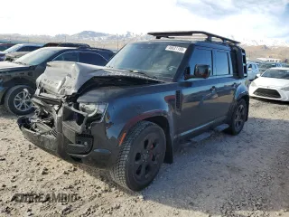 2023 Land Rover Defender X with VIN SALEXEEU6P2135372, listed as a Copart auction lot 46631195 with Not provided miles and Salvage title. Bid and sale history available at DreamBid. Image 1.