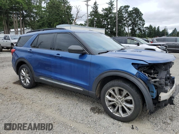 2020 Ford Explorer XLT z VIN 1FMSK8DH0LGA63799, wystawiony jako Copart lot #59457225 z przebiegiem 114 160 mil mil oraz Szkoda całkowita • Salvage title. Historia ofert i sprzedaży dostępna na DreamBid. Obrazek 4.