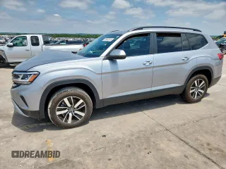 2022 Volkswagen Atlas SE with VIN 1V2LP2CAXNC555308, listed as a Copart auction lot 59542915 with 45,459 mi miles and Salvage title. Bid and sale history available at DreamBid. Image 1.