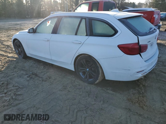 2016 BMW 3 Series 328d xDrive with VIN WBA8J1C5XGK711116, listed as a Copart auction lot 41614854 with 88,383 mi miles and . Bid and sale history available at DreamBid. Image 2.