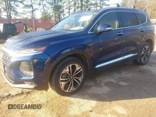 2019 Hyundai Santa Fe Ultimate with VIN 5NMS53AA5KH093555, listed as a IAAI auction lot 41665711 with 72,598 mi miles. Bid and sale history available at carsss.com. Image 17.