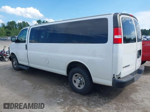 2017 Chevrolet Express Passenger LS with VIN 1GAZGNFG5H1114319, listed as a IAAI auction lot 42445377 with 202,127 mi miles and . Bid and sale history available at DreamBid. Image 14.