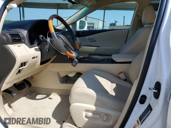 2011 Lexus RX 350 with VIN 2T2ZK1BA2BC062064, listed as a Copart auction lot 53450035 with 75,075 mi miles and Salvage Title. Bid and sale history available at DreamBid. Image 7.