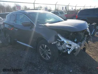 2017 Nissan Murano SL with VIN 5N1AZ2MH6HN176700, listed as a IAAI auction lot 40877286 with 113,448 mi miles. Bid and sale history available at carsss.com. Image 1.