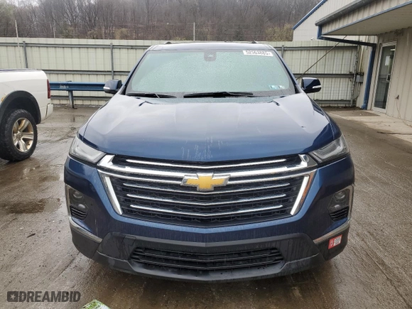 2023 Chevrolet Traverse LT Cloth with VIN 1GNEVGKW5PJ302008, listed as a Copart auction lot 52563885 with 17,492 mi miles and Salvage Title. Bid and sale history available at carsss.com. Image 5.