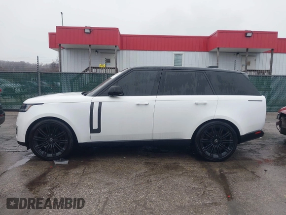 2023 Land Rover Range Rover SE with VIN SALKP9FU3PA051508, listed as a IAAI auction lot 41456091 with 7,635 mi miles. Bid and sale history available at carsss.com. Image 14.