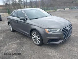 2015 Audi A3 2.0T Premium Plus with VIN WAUEFGFF9F1058780, listed as a IAAI auction lot 42035375 with 198,143 mi miles. Bid and sale history available at carsss.com. Image 1.