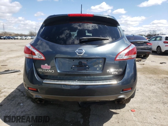 2012 Nissan Murano SV with VIN JN8AZ1MW4CW225137, listed as a Copart auction lot 53340315 with 123,573 mi miles and Clean Title. Bid and sale history available at carsss.com. Image 6.