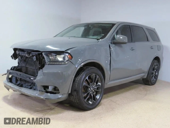 2020 Dodge Durango GT Plus with VIN 1C4RDHDG5LC130263, listed as a Copart auction lot 44403145 with 34,595 mi miles and Salvage title. Bid and sale history available at DreamBid. Image 2.