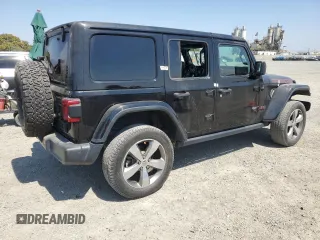 2018 Jeep Wrangler Unlimited Rubicon with VIN 1C4HJXFG1JW125326, listed as a Copart auction lot 62655395 with 33,920 mi miles and Clean title. Bid and sale history available at DreamBid. Image 3.