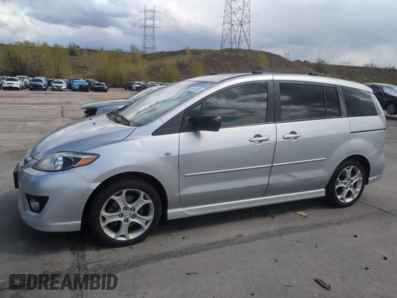 2009 Mazda 5 Grand Touring with VIN JM1CR293390335231, listed as a Copart auction lot 55560285 with 96,502 mi miles and Salvage title. Bid and sale history available at DreamBid. Image 1.