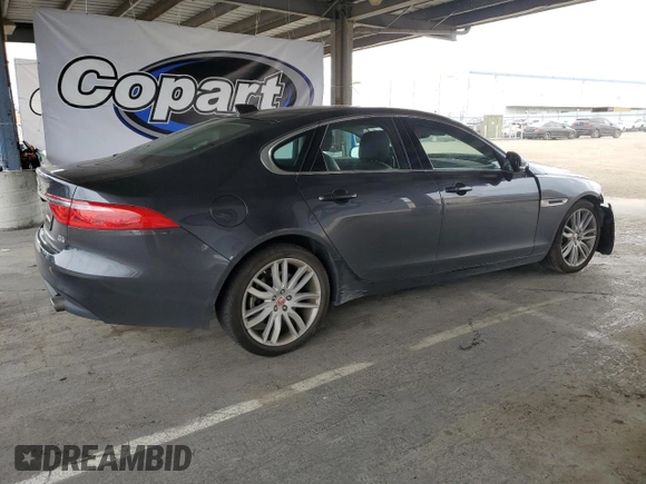 2018 Jaguar XF with VIN SAJBK4EV4JCY55834, listed as a Copart auction lot 54542515 with 50,170 mi miles and Salvage title. Bid and sale history available at DreamBid. Image 3.