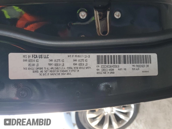 2019 Chrysler 300 Limited with VIN 2C3CCAEG3KH555818, listed as a Copart auction lot 49252595 with 71,876 mi miles and Salvage Title. Bid and sale history available at DreamBid. Image 13.