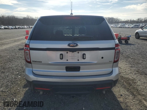 2014 Ford Utility Police Interceptor with VIN 1FM5K8AR1EGC01993, listed as a Copart auction lot 81580494 with 131,243 mi miles and Salvage Title. Bid and sale history available at carsss.com. Image 6.