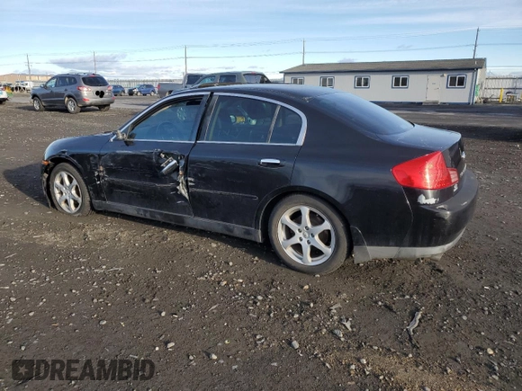 2004 Infiniti G35 w/Leather with VIN JNKCV51E54M603187, listed as a Copart auction lot 49935125 with 152,191 mi miles and Salvage Title. Bid and sale history available at DreamBid. Image 2.