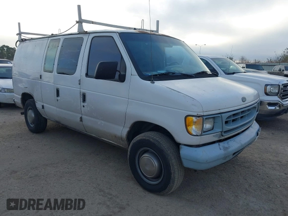 1999 Ford Econoline Cargo Commercial with VIN 1FTNE24L3XHB84868, listed as a IAAI auction lot 41151145 with 450,651 mi miles and . Bid and sale history available at carsss.com. Image 1.