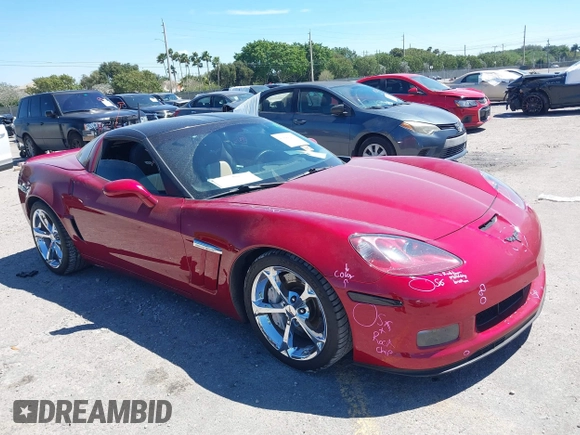 2010 Chevrolet Corvette Grand Sport 3LT with VIN 1G1YS2DW7A5103310, listed as a IAAI auction lot 41844253 with 41,430 mi miles and . Bid and sale history available at DreamBid. Image 1.