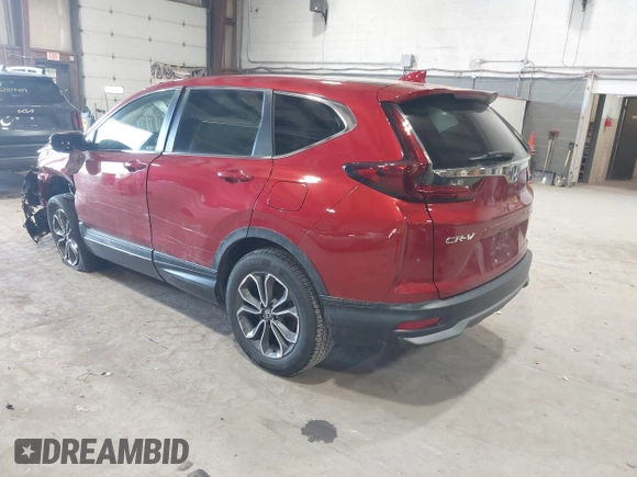 2021 Honda CR-V EX with VIN 2HKRW2H53MH621761, listed as a IAAI auction lot 42071487 with 52,304 mi miles and . Bid and sale history available at carsss.com. Image 3.