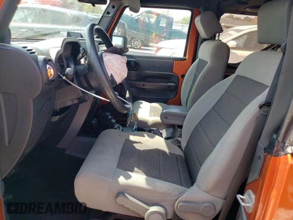 2010 Jeep Wrangler Rubicon with VIN 1J4BA6D1XAL229551, listed as a Copart auction lot 70535964 with 96,012 mi miles and Non repairable. Bid and sale history available at DreamBid. Image 7.