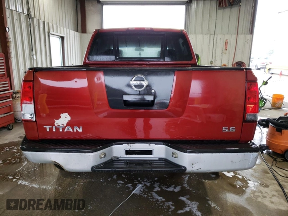 2005 Nissan Titan SE with VIN 1N6AA07AX5N518477, listed as a Copart auction lot 42885614 with 266,662 mi miles and Non Repairable. Bid and sale history available at DreamBid. Image 6.
