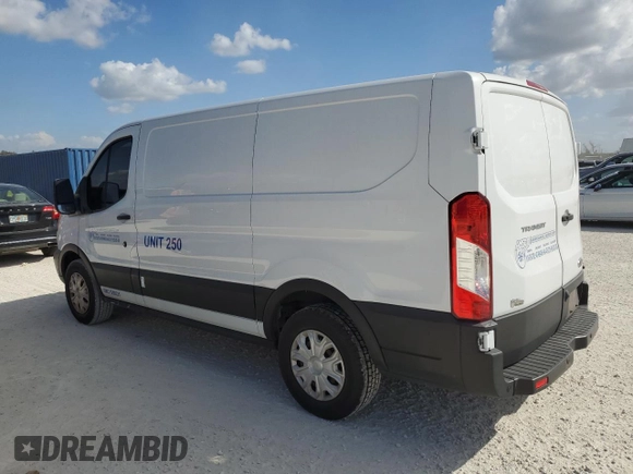 2019 Ford Transit with VIN 1FTYE1ZM0KKA84814, listed as a Copart auction lot 74906644 with 85,551 mi miles and Salvage Title. Bid and sale history available at carsss.com. Image 2.