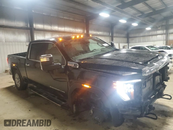 2024 GMC Sierra 3500HD SLT z VIN 1GT49UEY5RF126720, wystawiony jako Copart lot #80645694 z przebiegiem 35 573 mil mil oraz Szkoda całkowita • Salvage title. Historia ofert i sprzedaży dostępna na DreamBid. Obrazek 4.