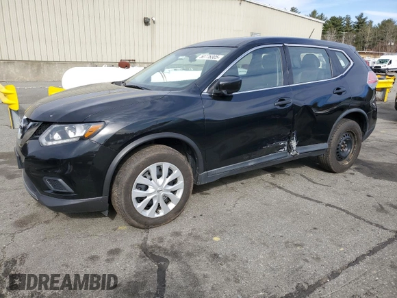 2016 Nissan Rogue S with VIN KNMAT2MV0GP696793, listed as a Copart auction lot 50776305 with 103,112 mi miles and Salvage Title. Bid and sale history available at DreamBid. Image 1.