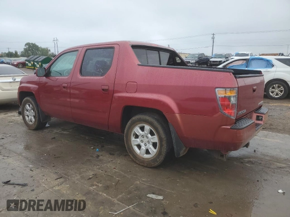 2006 Honda Ridgeline RTL with VIN 2HJYK16576H545179, listed as a Copart auction lot 72609694 with 197,758 mi miles and Salvage Title. Bid and sale history available at carsss.com. Image 2.