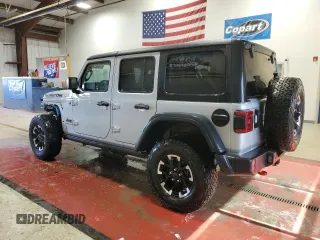 2024 Jeep Wrangler Rubicon with VIN 1C4PJXFG8RW355730, listed as a Copart auction lot 47982545 with 2,279 mi miles and Salvage title. Bid and sale history available at DreamBid. Image 2.