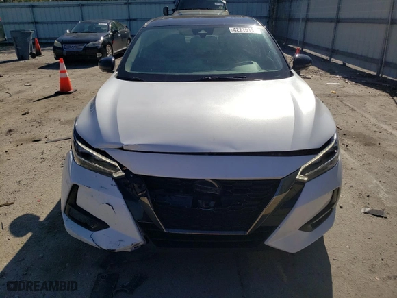 2020 Nissan Sentra SR with VIN 3N1AB8DV4LY236084, listed as a Copart auction lot 42710155 with 42,347 mi miles and Salvage Title. Bid and sale history available at carsss.com. Image 5.