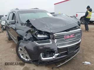 2015 GMC Acadia Denali with VIN 1GKKRTKDXFJ251356, listed as a IAAI auction lot 41611152 with Not Provided miles. Bid and sale history available at carsss.com. Image 1.