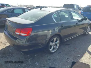 2008 Lexus GS 350 with VIN JTHBE96S280029162, listed as a IAAI auction lot 41745296 with 195,607 mi miles. Bid and sale history available at carsss.com. Image 4.
