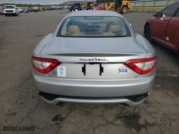 2012 Maserati GranTurismo S with VIN ZAM45KLA6C0066006, listed as a Copart auction lot 68106354 with 16,895 mi miles and Salvage Title. Bid and sale history available at carsss.com. Image 6.