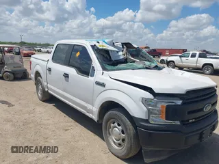 2018 Ford F-150 XL with VIN 1FTEW1C57JKD59689, listed as a IAAI auction lot 40389516 with 108,731 mi miles. Bid and sale history available at carsss.com. Image 1.