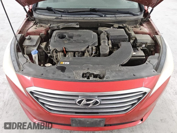 2017 Hyundai Sonata 2.4L with VIN 5NPE24AF0HH534818, listed as a Copart auction lot 48246895 with 123,436 mi miles and Clean Title. Bid and sale history available at carsss.com. Image 11.