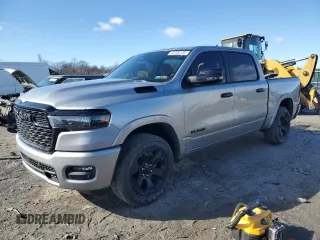 2025 Ram 1500 Big Horn with VIN 1C6RRFFG8SN515183, listed as a Copart auction lot 43230125 with 4,188 mi miles and Salvage Title. Bid and sale history available at carsss.com. Image 1.