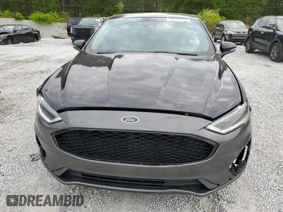 2019 Ford Fusion Titanium with VIN 3FA6P0D95KR184147, listed as a Copart auction lot 52968885 with 122,170 mi miles and Clean Title. Bid and sale history available at carsss.com. Image 5.