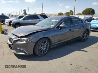 2017 Mazda 6 Grand Touring with VIN JM1GL1W5XH1133708, listed as a Copart auction lot 49009255 with 115,259 mi miles and Salvage Title. Bid and sale history available at carsss.com. Image 1.