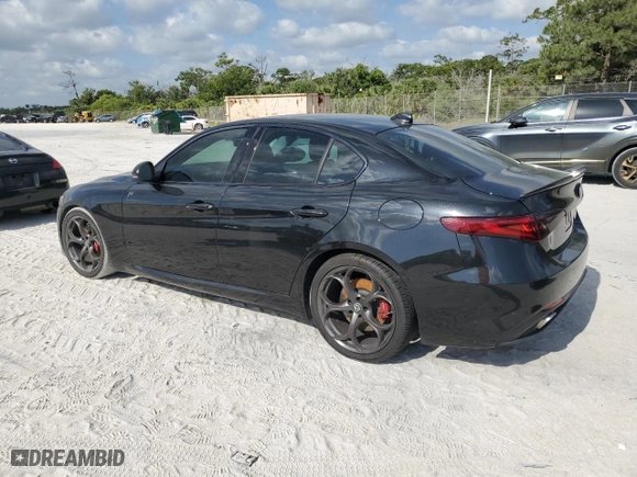 2017 Alfa Romeo Giulia Ti with VIN ZARFAECN4H7545588, listed as a Copart auction lot 54086015 with 125,665 mi miles and Clean Title. Bid and sale history available at carsss.com. Image 2.